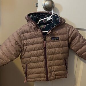 Patagonia Kids' Light Pink/Purple Puffer Jacket